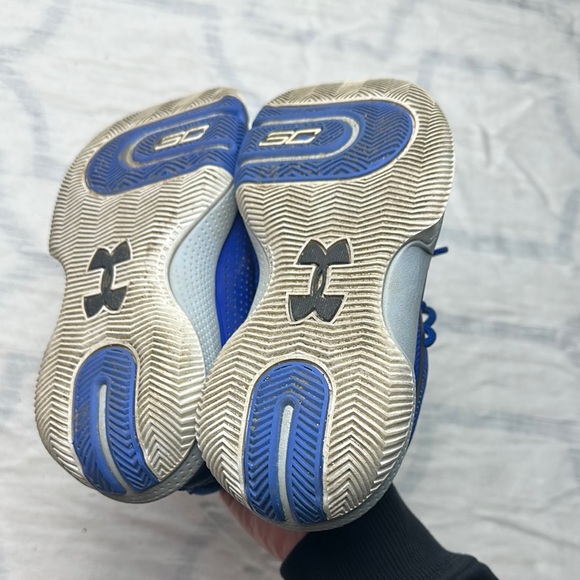 Under Armour Kids Sneakers - Blue and White - Picture 4 of 6